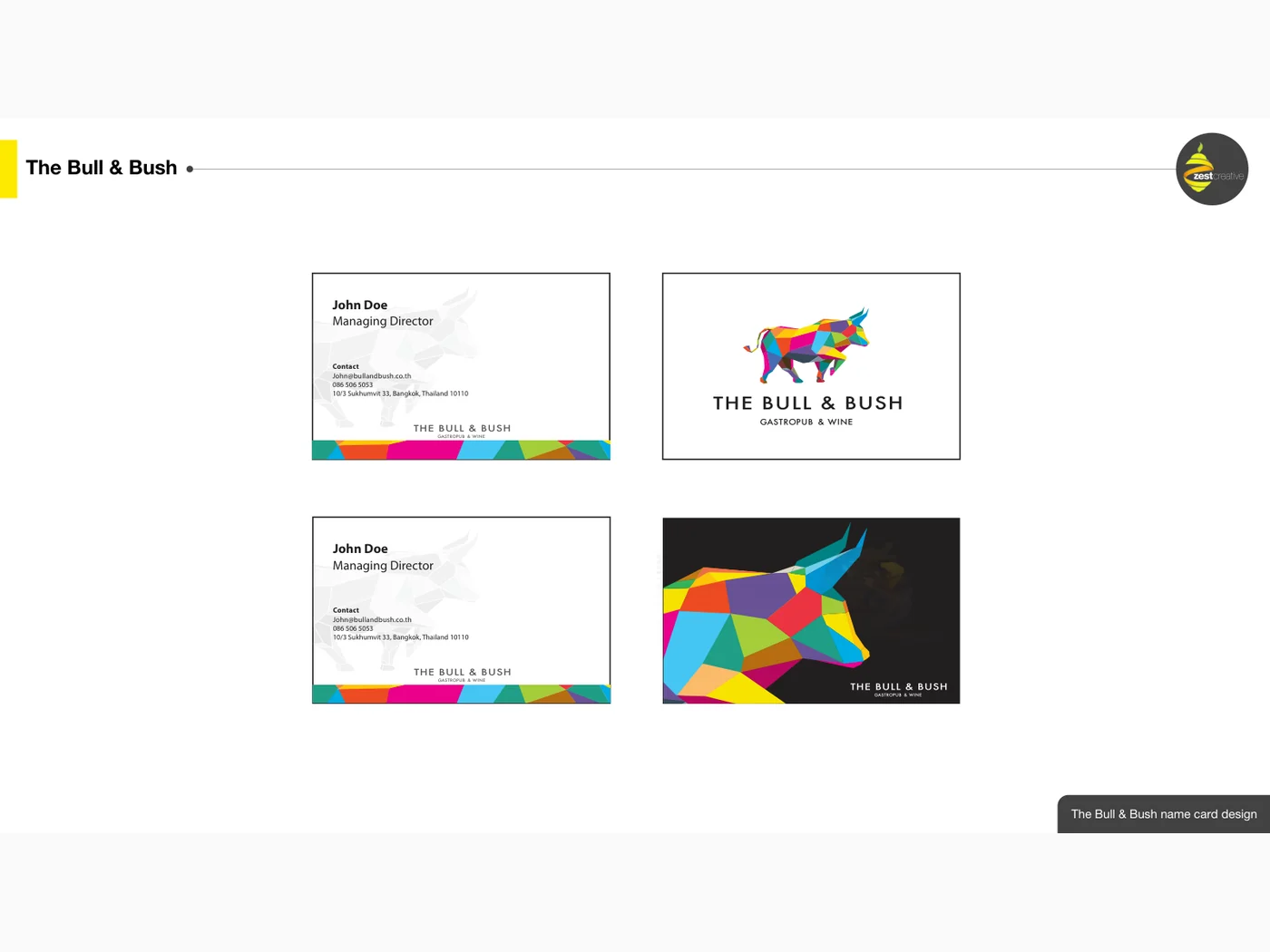 The Bull & Bush selected project visual page 36