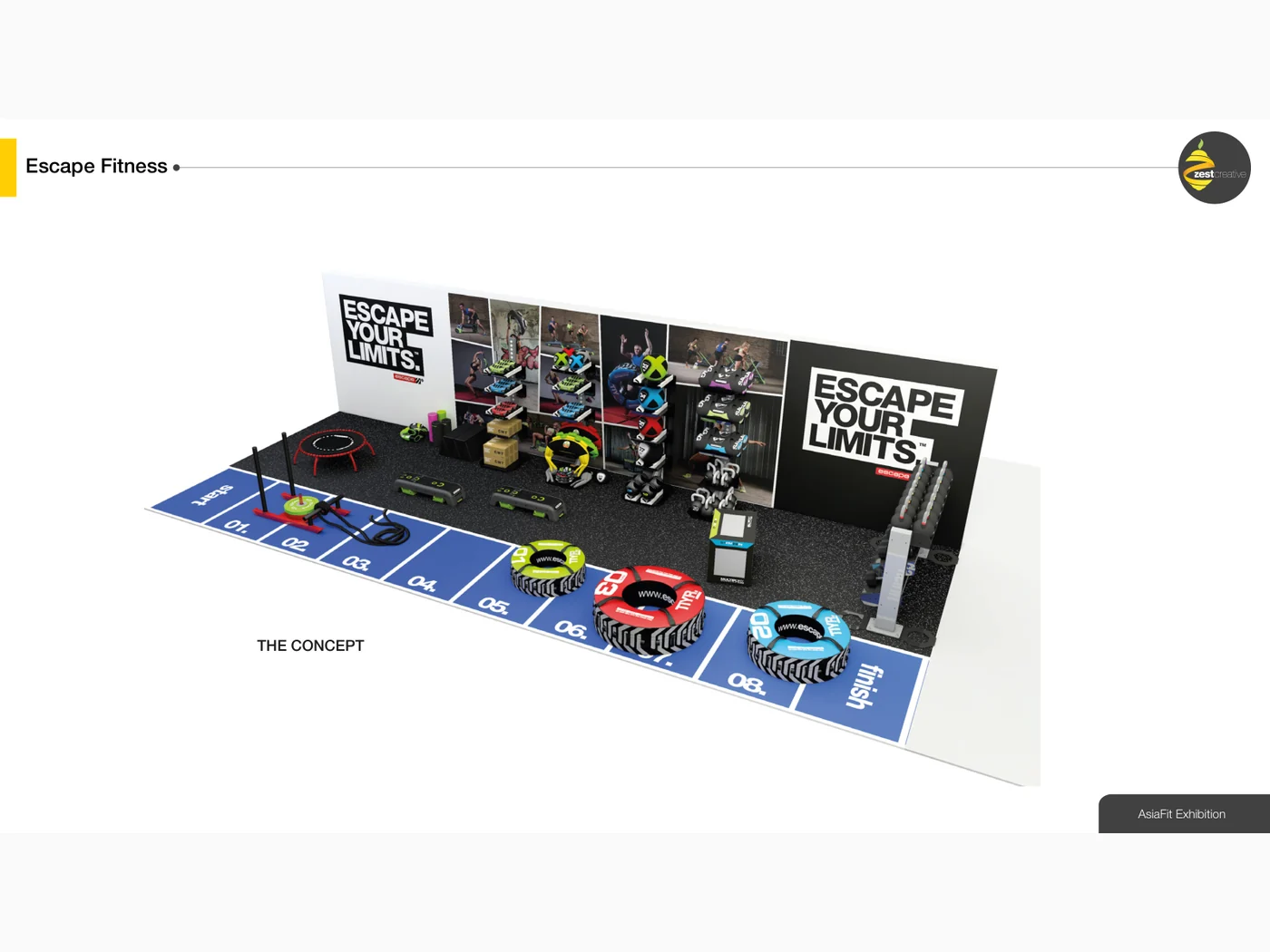 Escape Fitness AsiaFit Exhibition selected project visual page 27