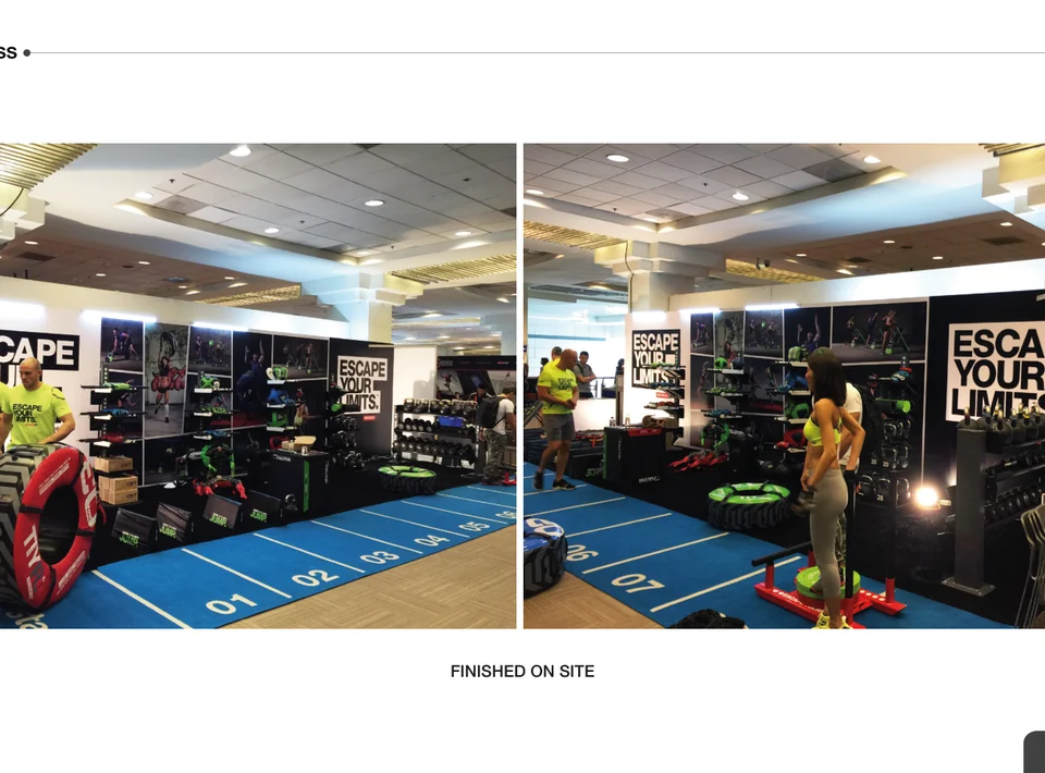 Escape Fitness AsiaFit Exhibition portfolio image