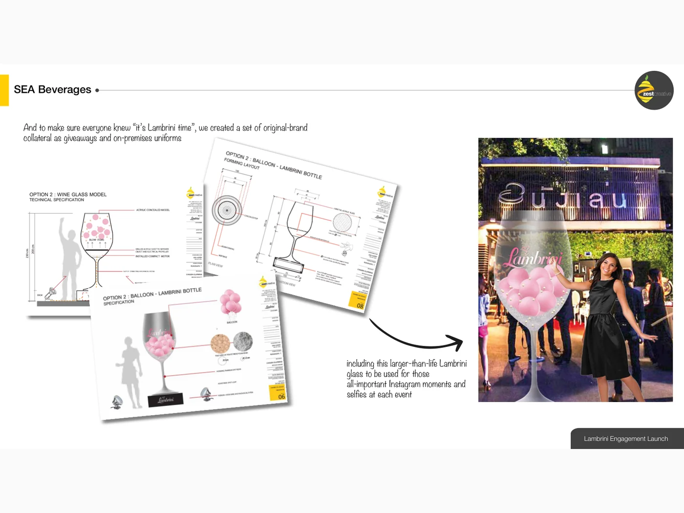 Lambrini Engagement Launch case study hero visual