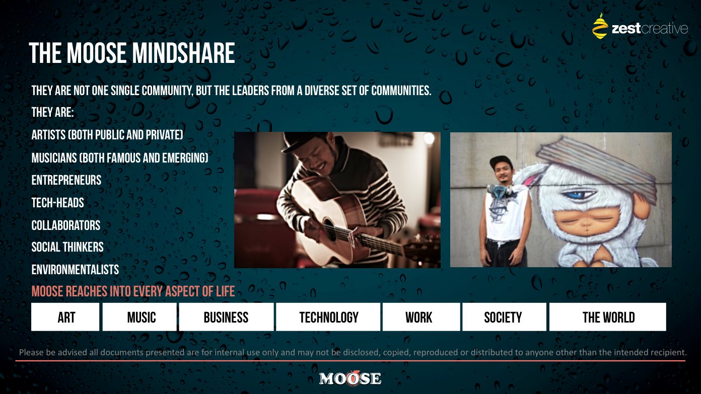 Moose mindshare audience and community map