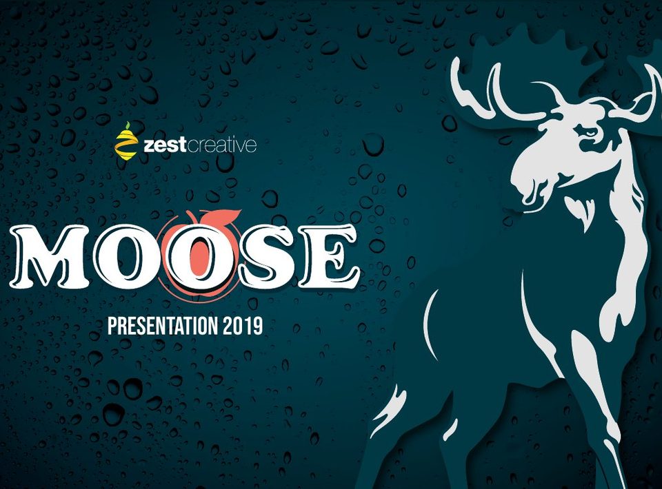 Moose Cider campaign project visual