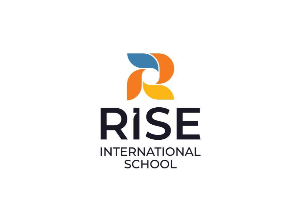 RISE International School logo identity created by Zest Creative